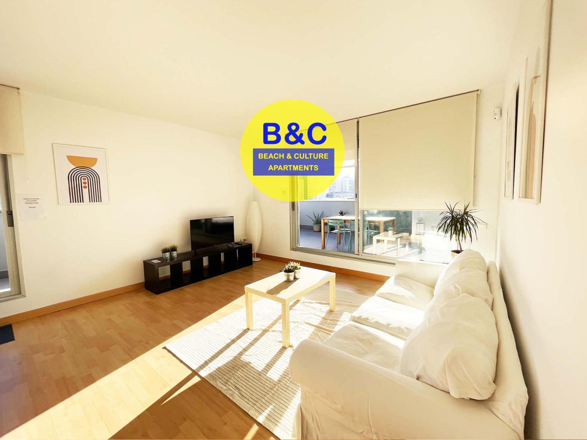 Beach & Culture Barcelona Port Forum Penthouse Apartment Сан-Адриан-де-Бесос Экстерьер фото